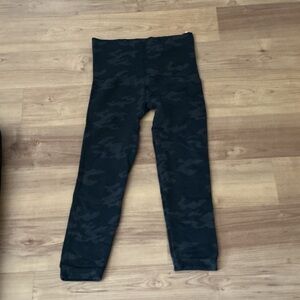 SPANX Black Camouflage Leggings